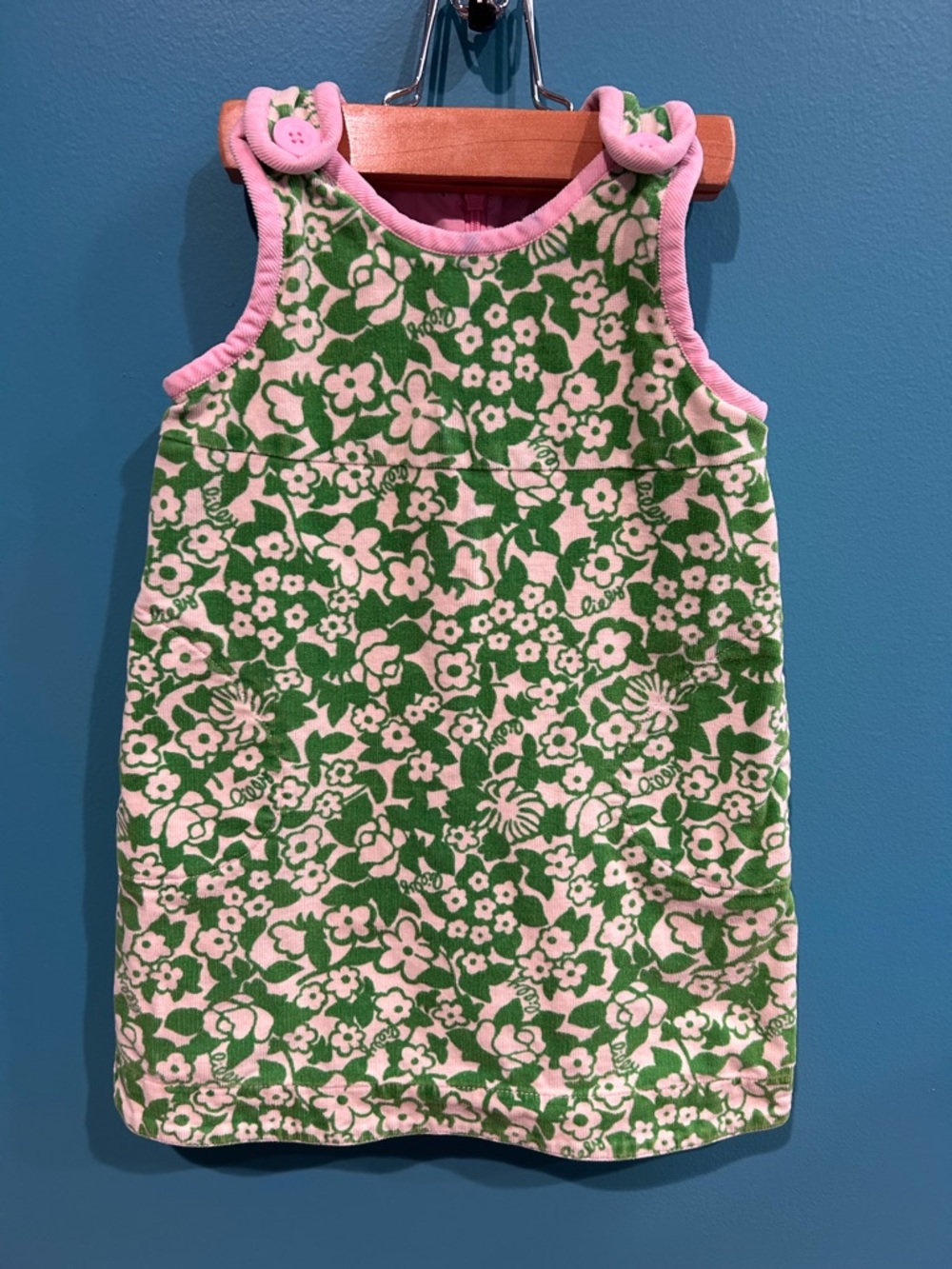 Mod Inspired Courderoy Lilly Pulitzer Dress